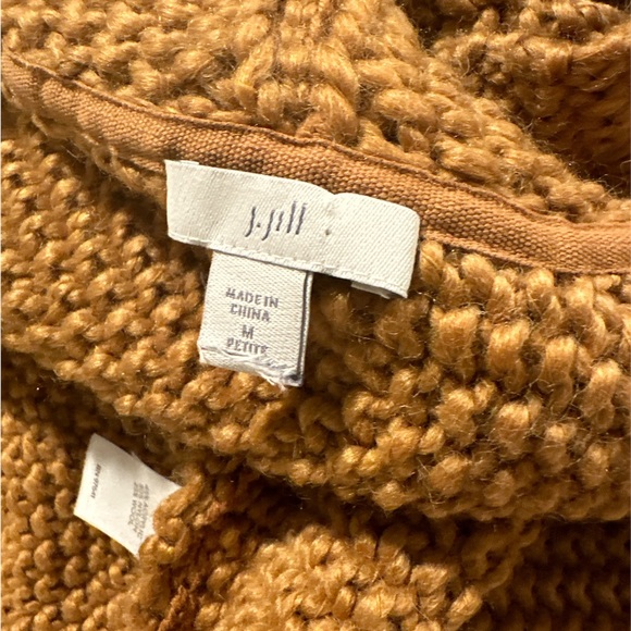 J. Jill Dreamer Sweater Coat. Size MP. Colour Saffron - Picture 9 of 9